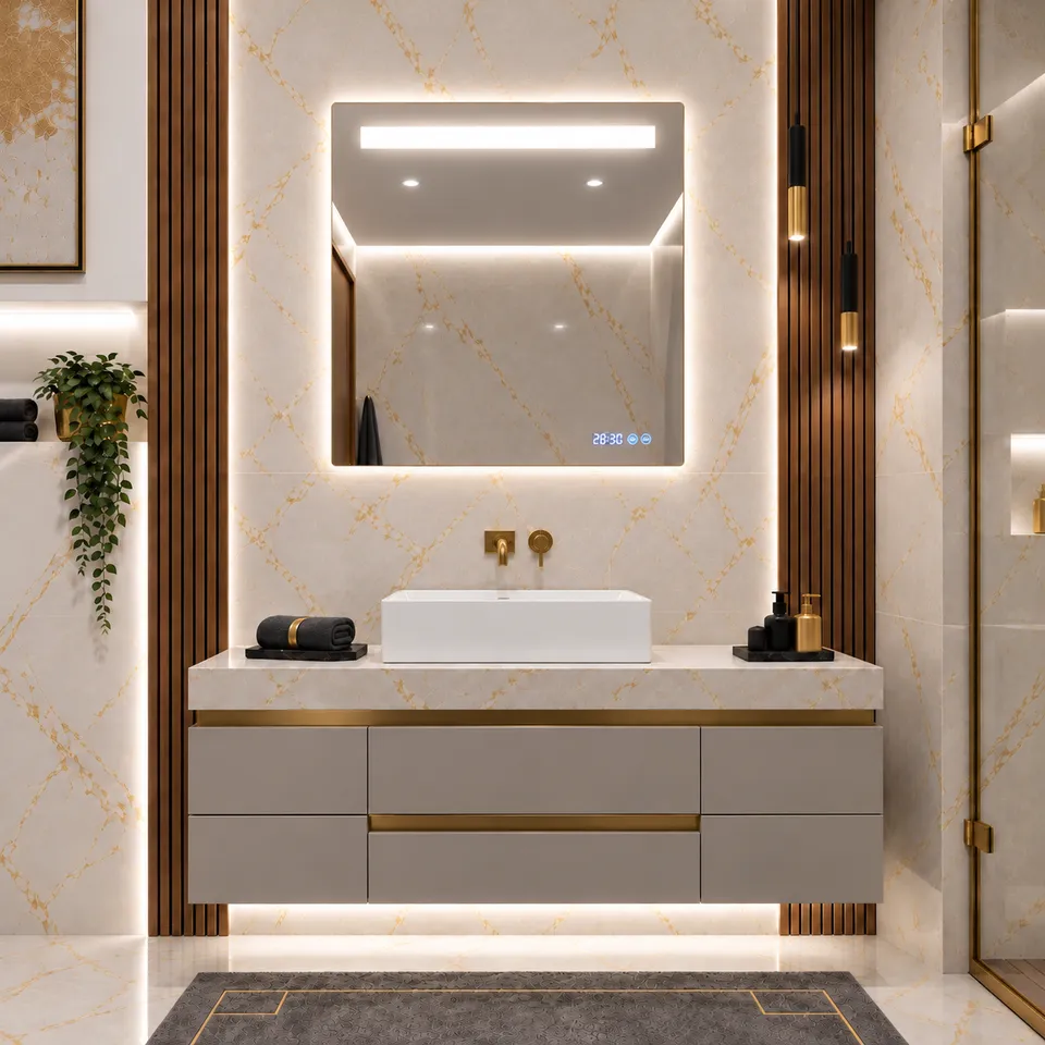 Дзеркало з LED підсвіткою 50х50см квадратне Virginia Beach — фото 21