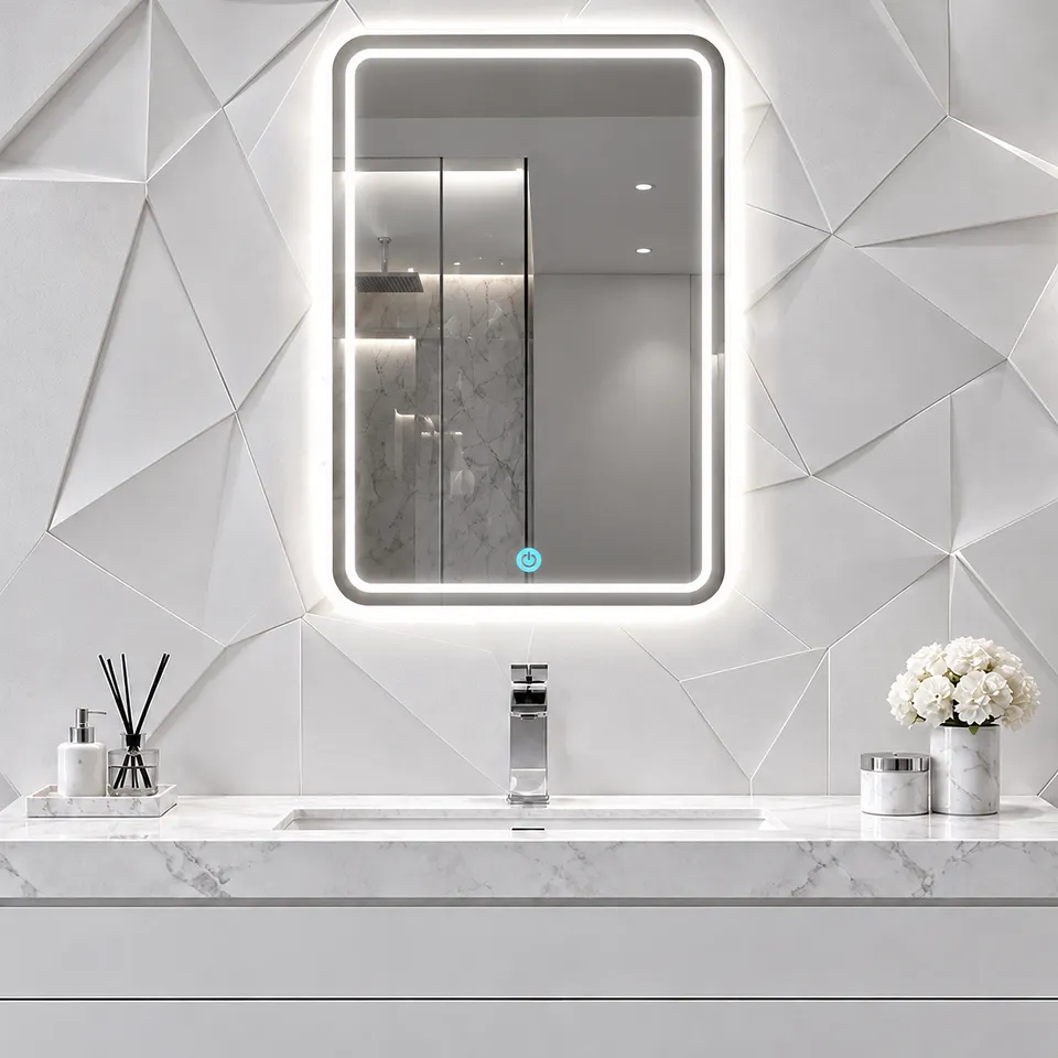 Дзеркало з LED підсвіткою 70х50см прямокутне Sacramento — фото 4