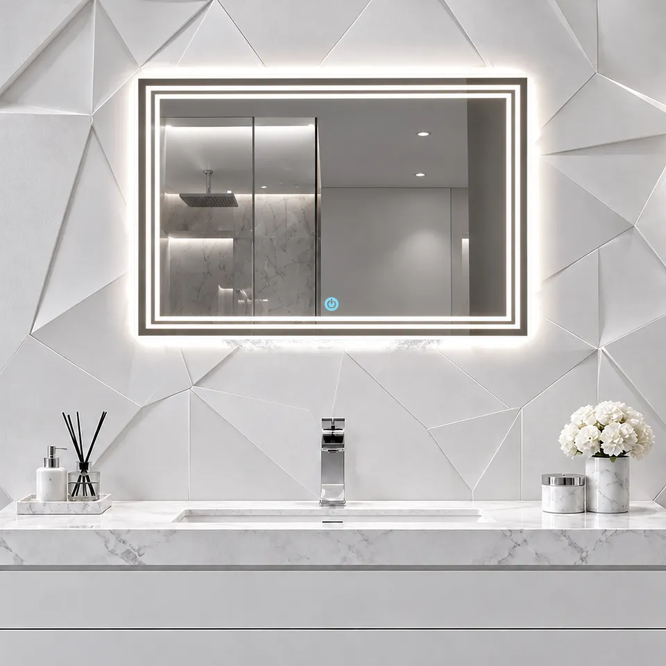 Дзеркало з LED підсвіткою 70х50см прямокутне Scottsdale — фото 4