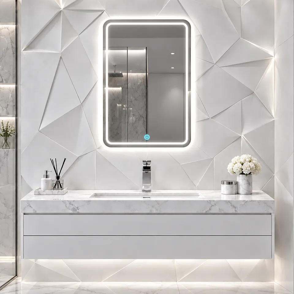 Дзеркало з LED підсвіткою 70х50см прямокутне Sacramento — фото 7