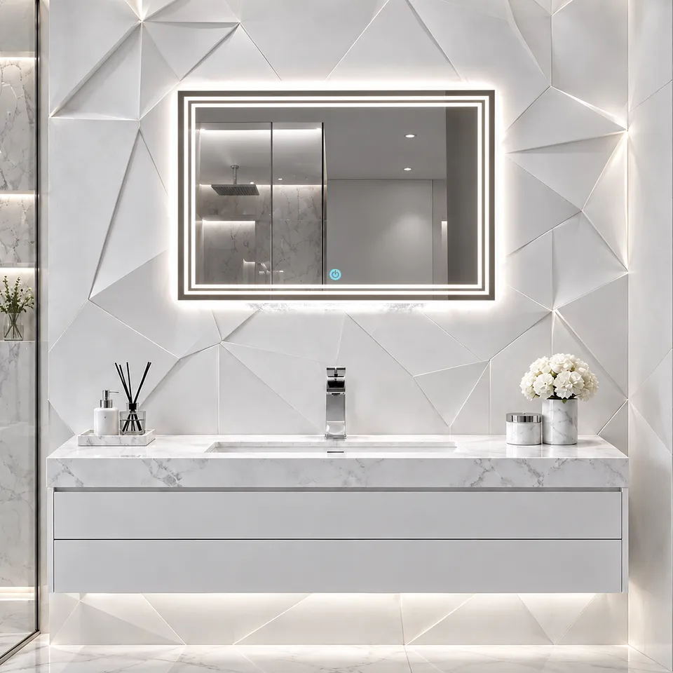 Дзеркало з LED підсвіткою 70х50см прямокутне Scottsdale — фото 7