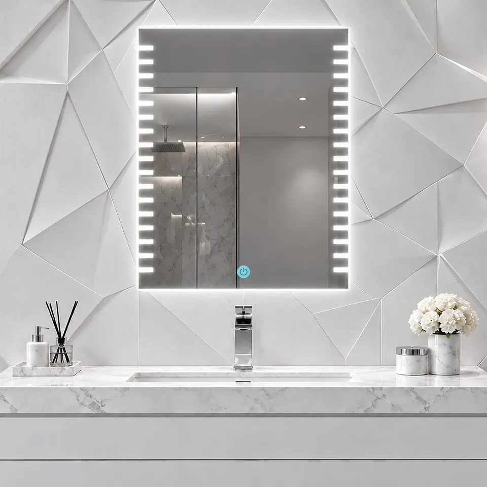 Дзеркало з LED підсвіткою 50х70см прямокутне Fremont — фото 4