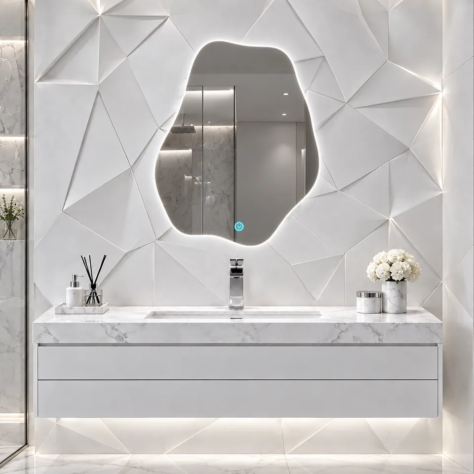 Дзеркало з LED підсвіткою 50х70см фігурне Huntington Beach — фото 7