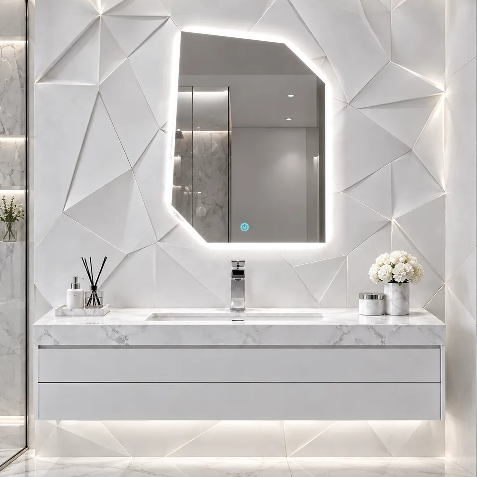 Дзеркало з LED підсвіткою 50х70см фігурне Irvine — фото 7