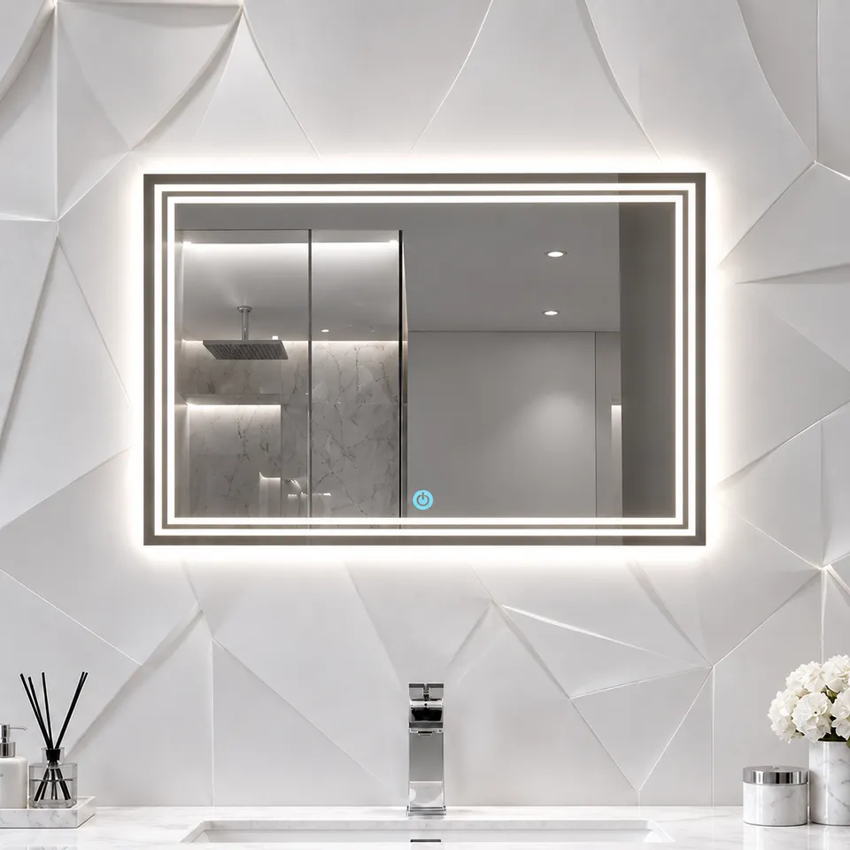 Дзеркало з LED підсвіткою 70х50см прямокутне Scottsdale — фото 1