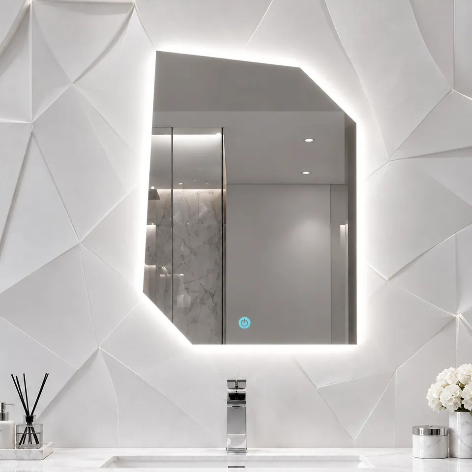 Дзеркало з LED підсвіткою 50х70см фігурне Irvine