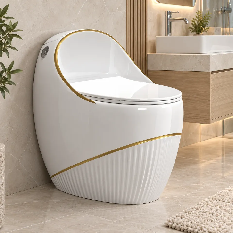 Дизайнерський унітаз White 8762