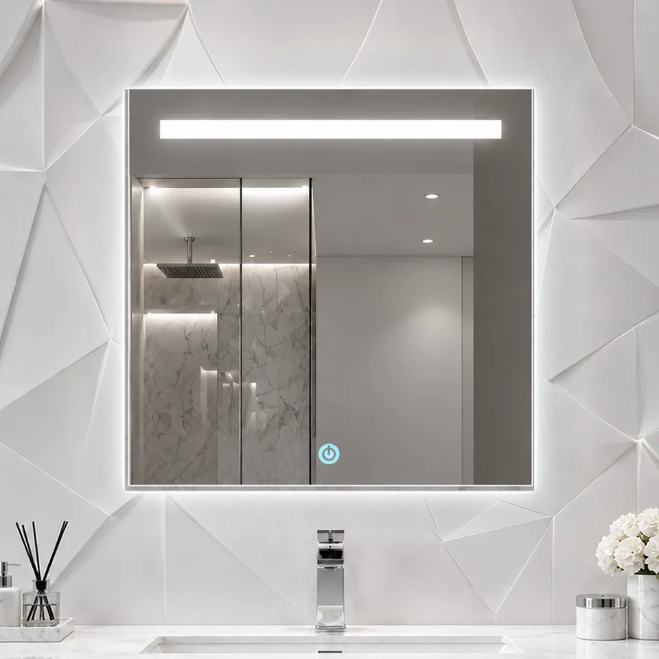 Дзеркало з LED підсвіткою 50х50см квадратне Virginia Beach — фото 2