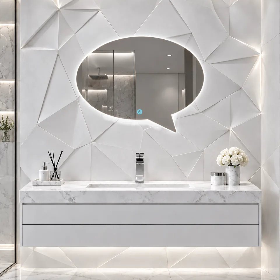 Дзеркало з LED підсвіткою 70х50см овальне Chula Vista — фото 7