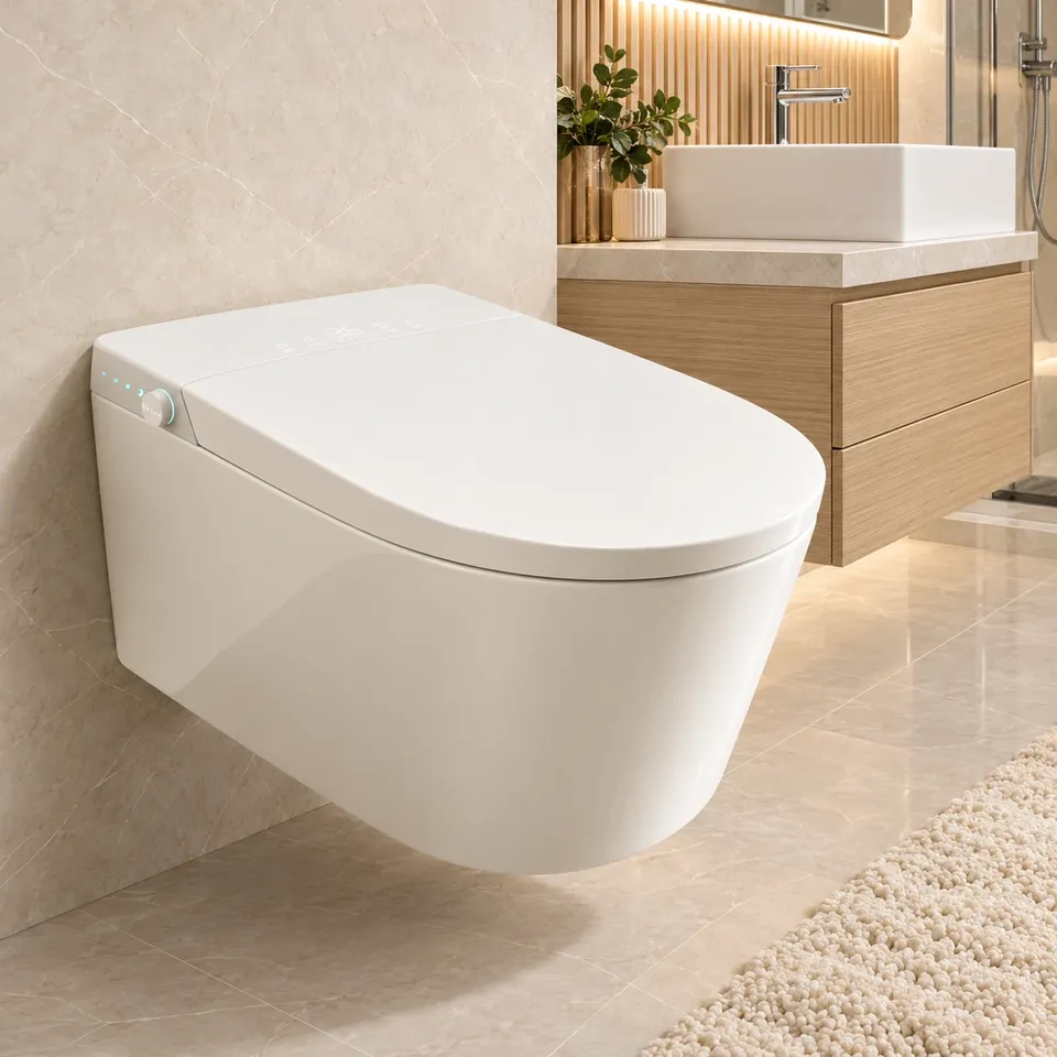 Підвісний смарт унітаз White 8701