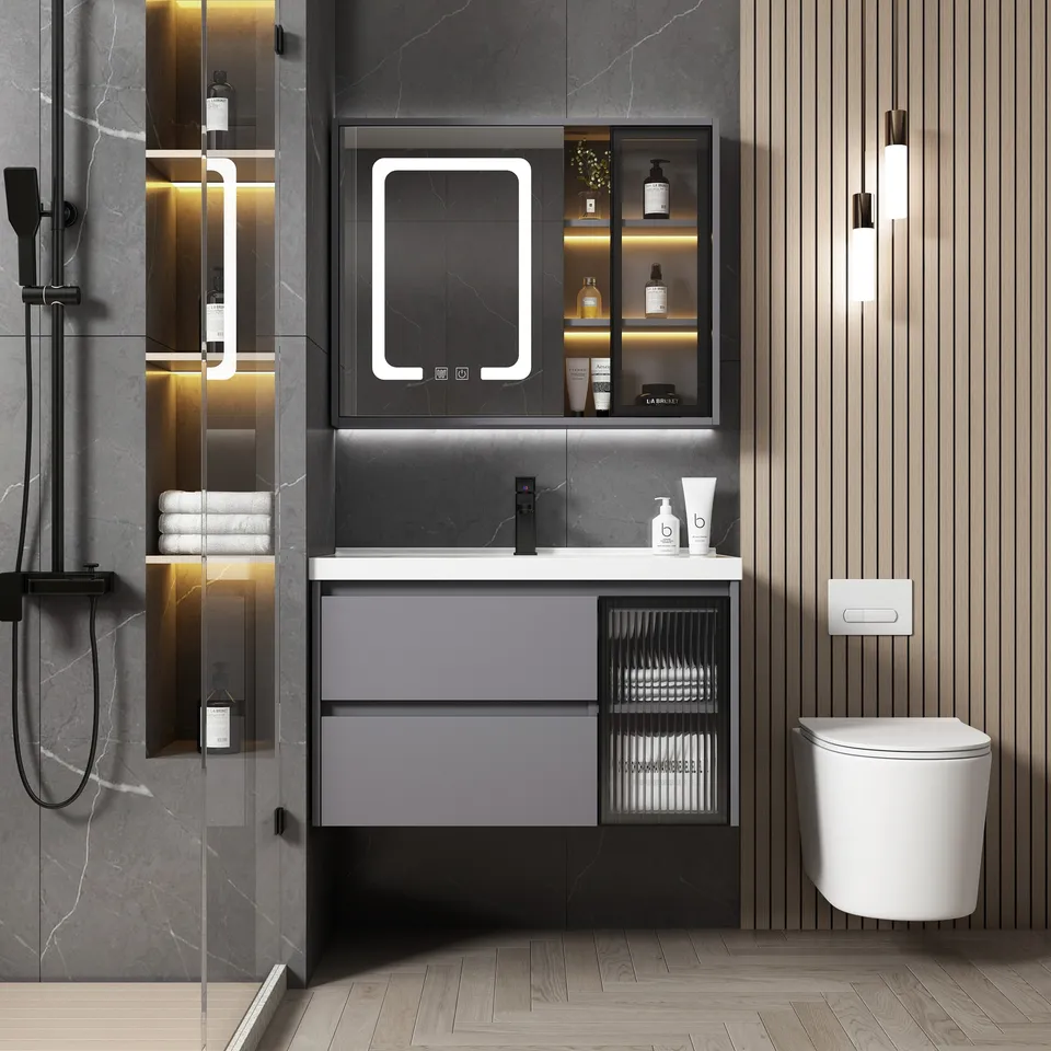 Тумба для ванної Grey 8853 — фото 3