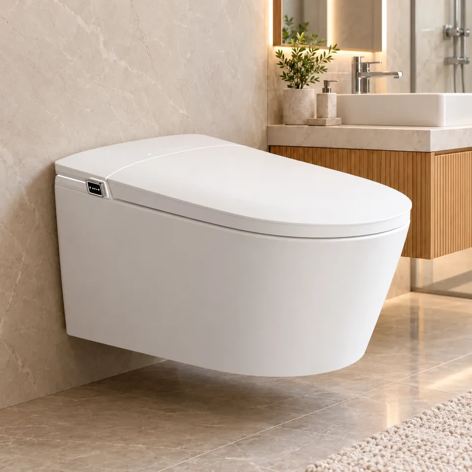 Підвісний смарт унітаз White 8696