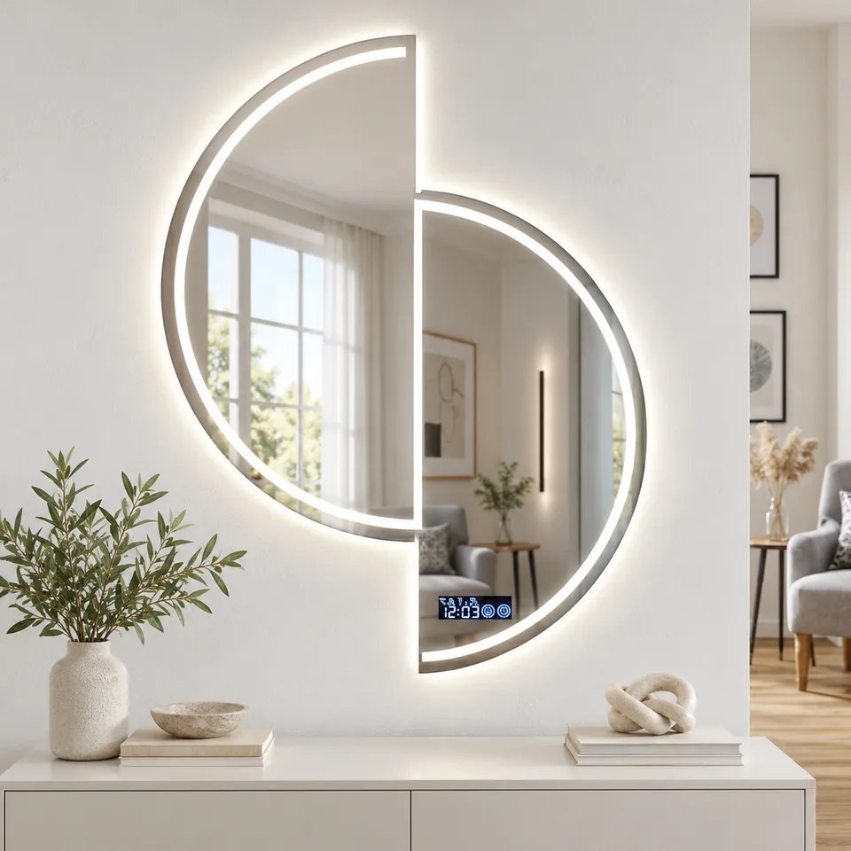 Дзеркало з LED підсвіткою 50х70см фігурне El Paso