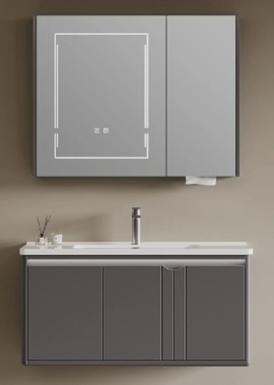 Тумба для ванної Grey 8827 — фото 10