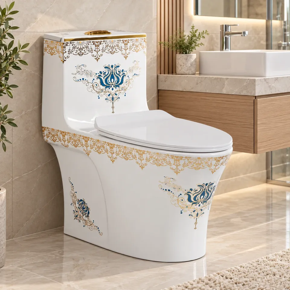 Дизайнерський унітаз White 8776