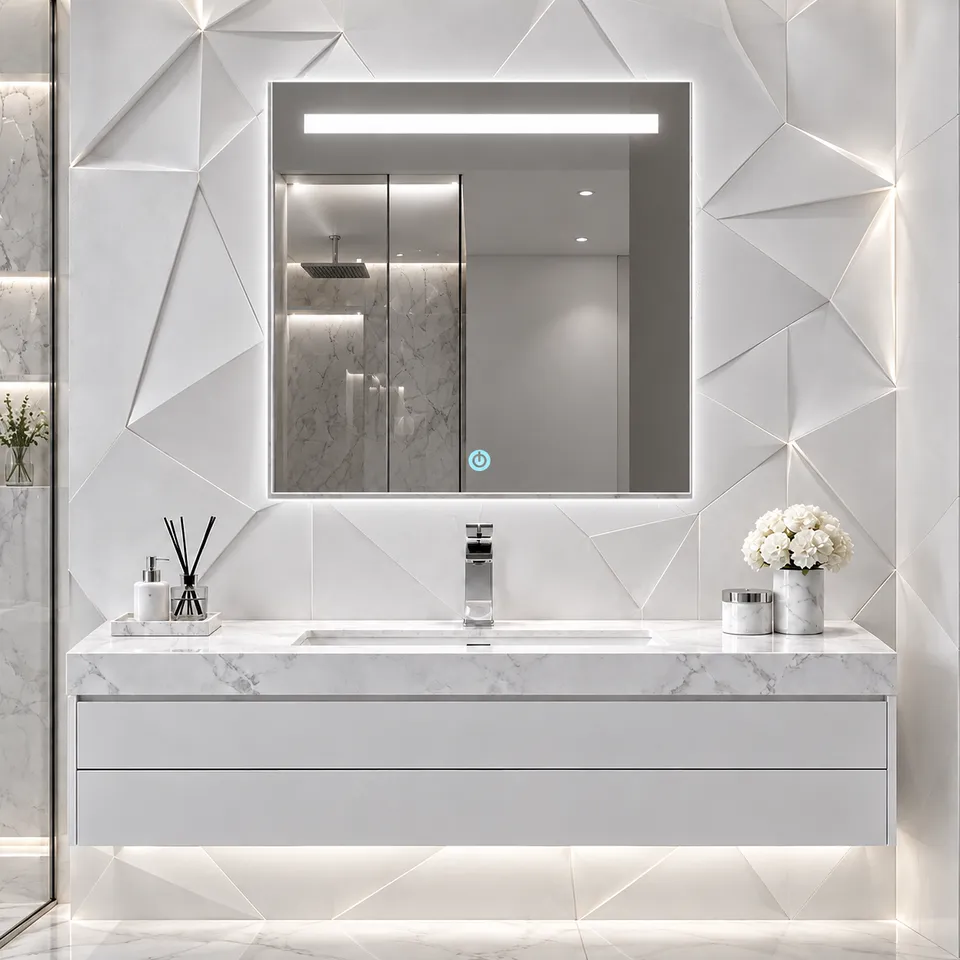 Дзеркало з LED підсвіткою 50х50см квадратне Virginia Beach — фото 7