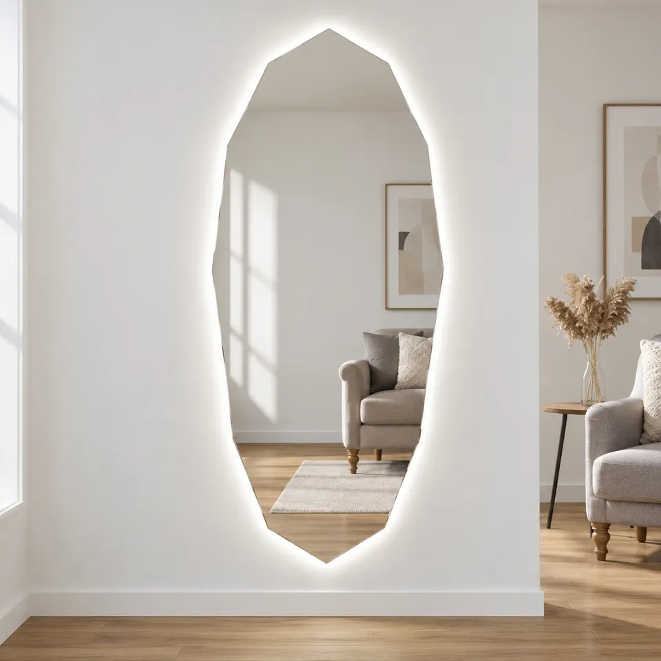 Дзеркало з LED підсвіткою 60х150см овальне West Valley City