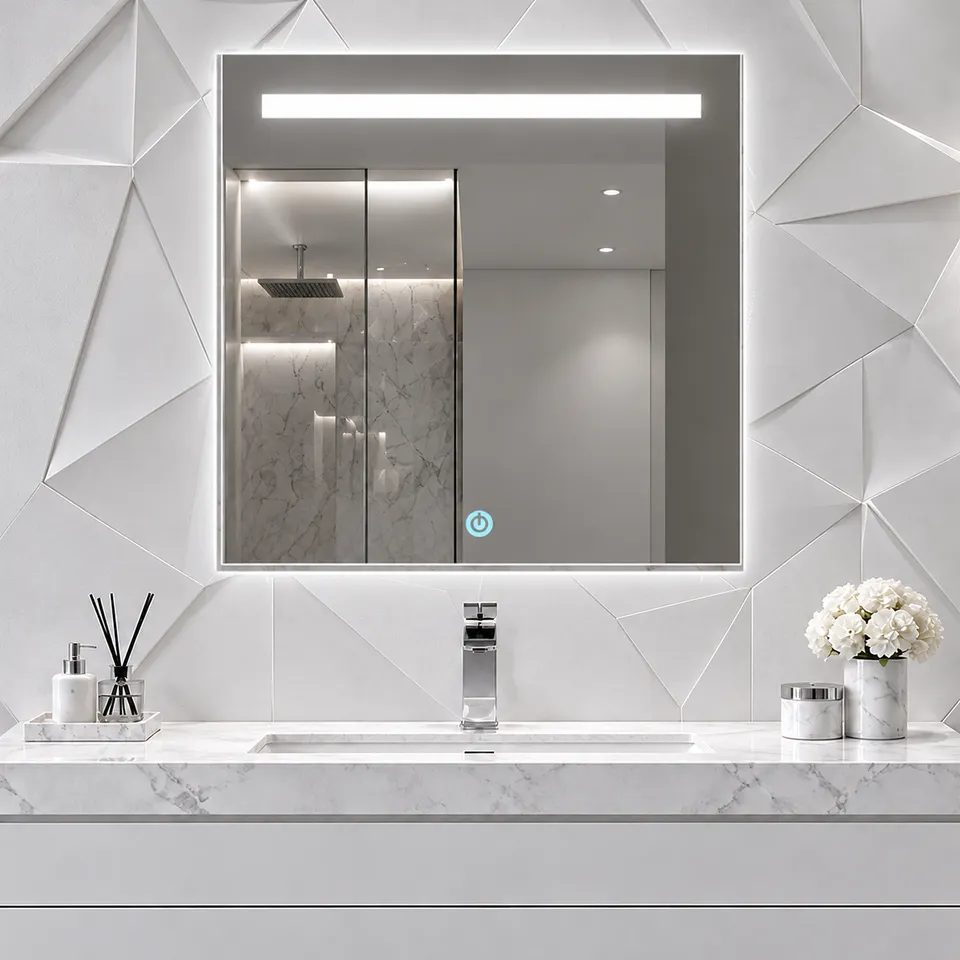 Дзеркало з LED підсвіткою 50х50см квадратне Virginia Beach — фото 4