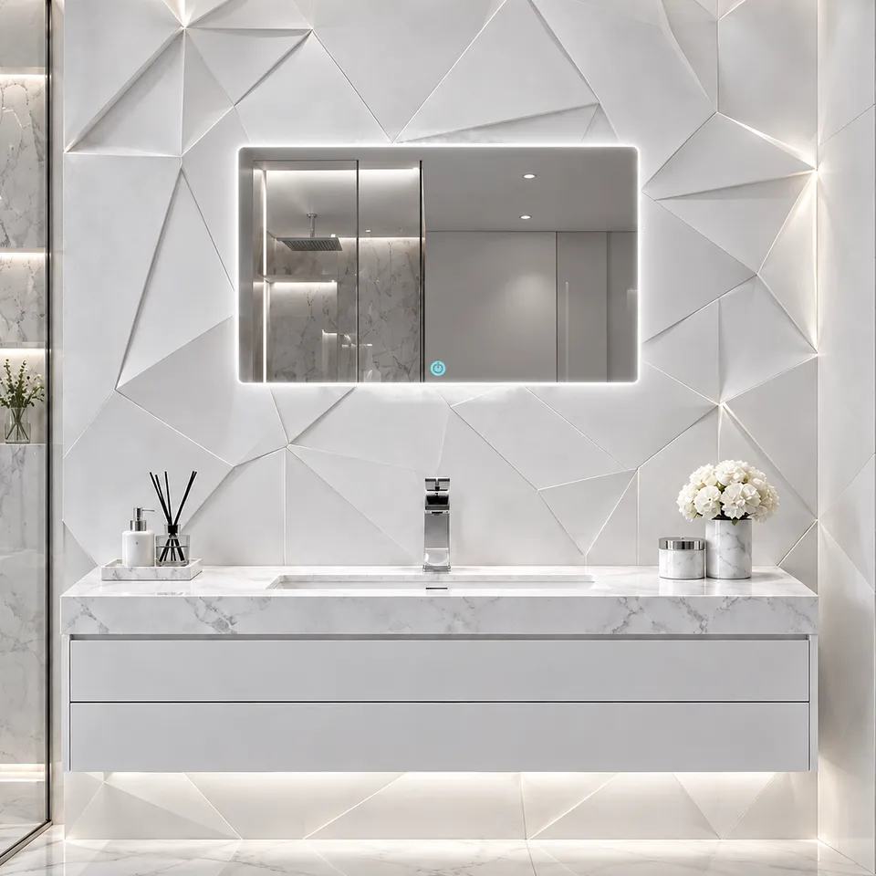 Дзеркало з LED підсвіткою 70х50см прямокутне Long Beach — фото 7